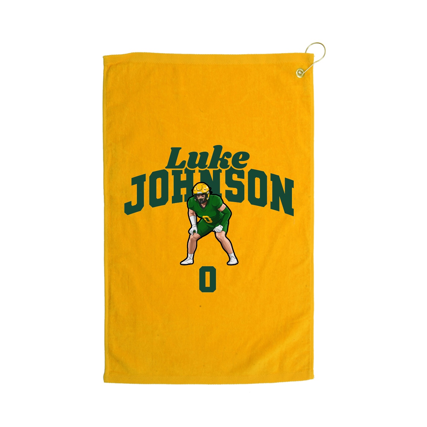 Golf Towel — Signature Arch in Gold