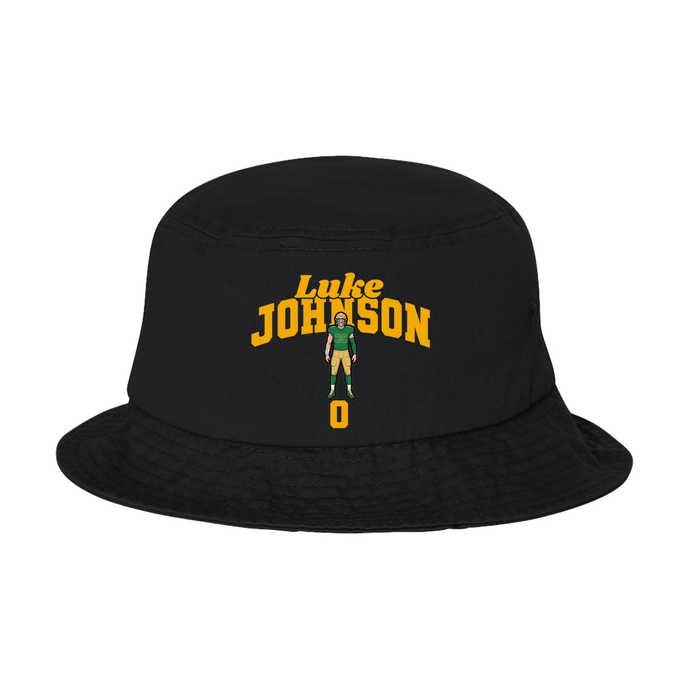 Bucket Cap — Signature Arch in Black
