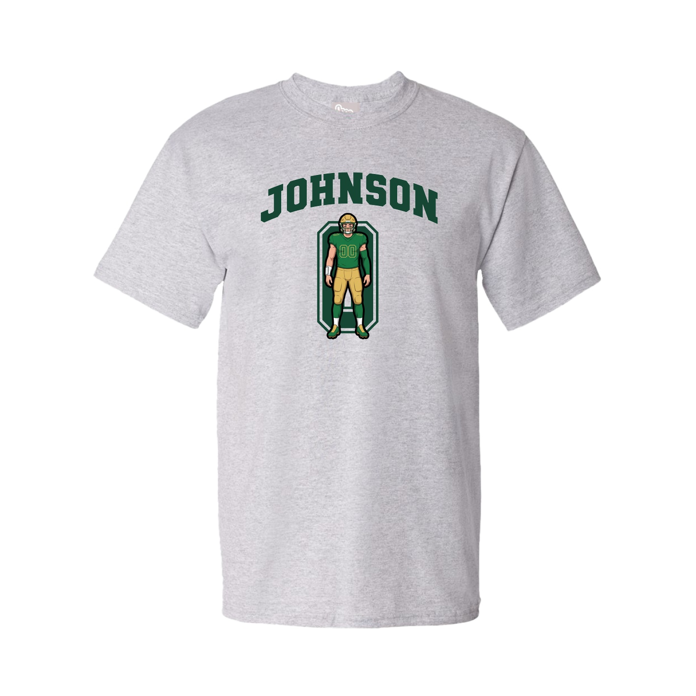 Youth Tee — Number in Grey