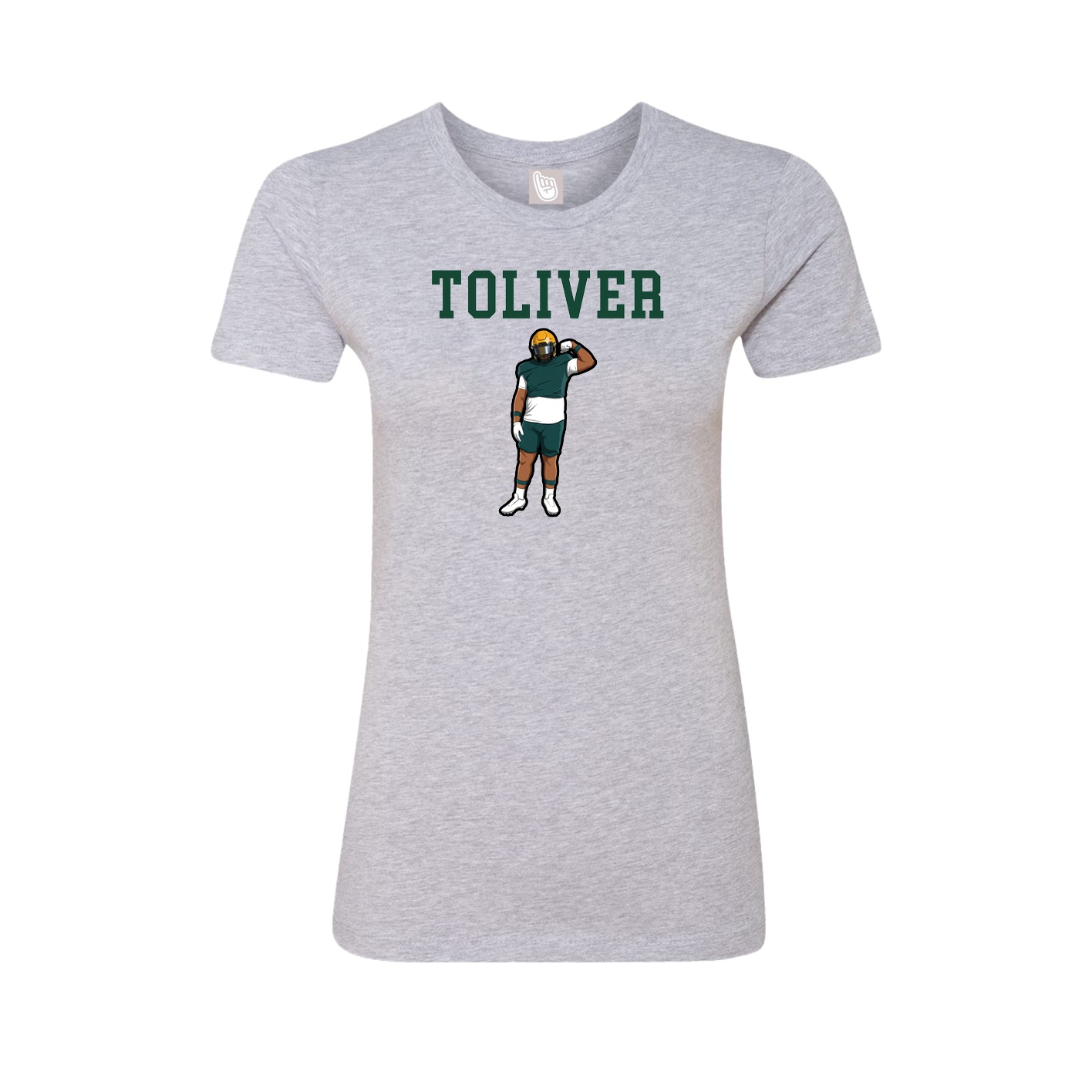 Fitted Women's Tee — Shirsey in Grey