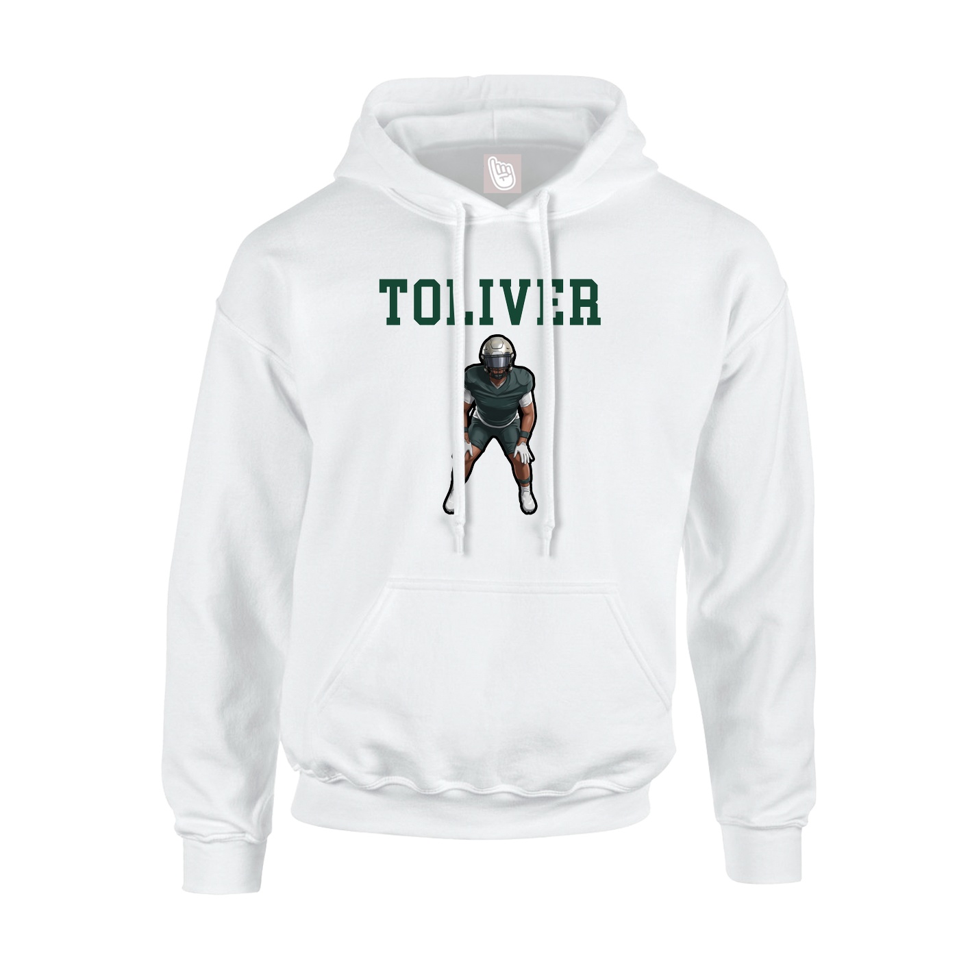 Youth Hoodie — Shirsey in White