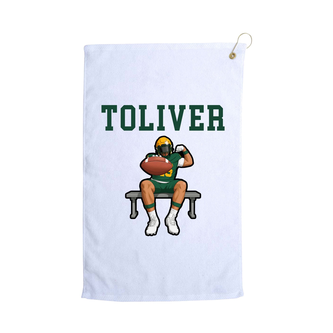 Golf Towel — Shirsey in White