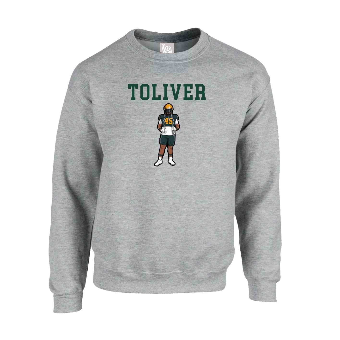 Fleece Crew — Shirsey in Grey