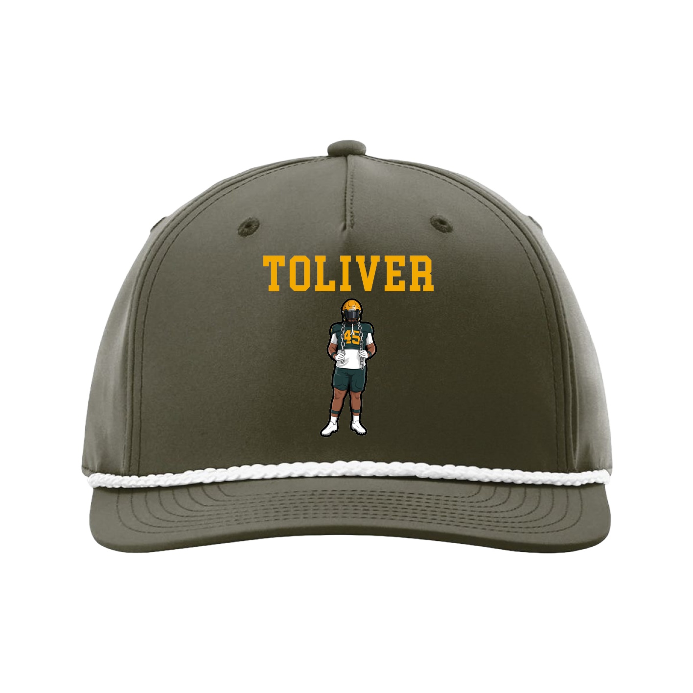 Five-Panel Classic Rope Cap — Shirsey in Green