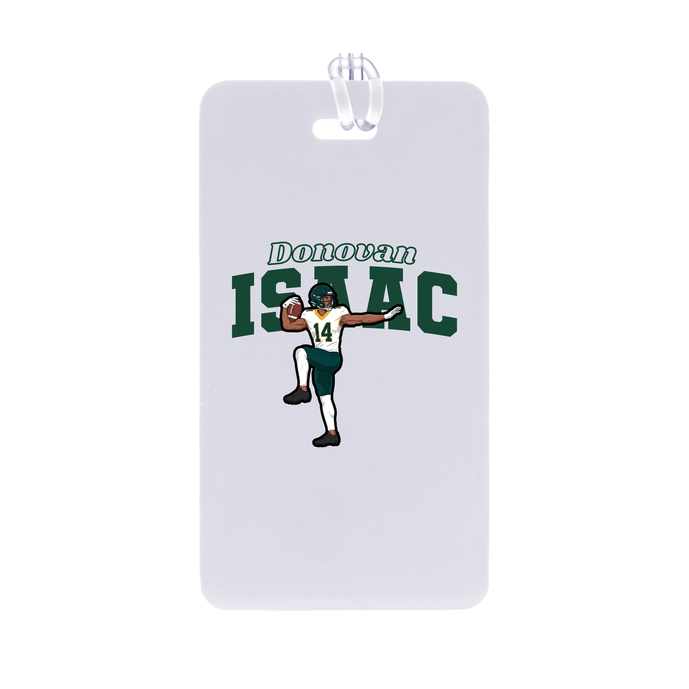 Bag Tag — Name Arch in Classic
