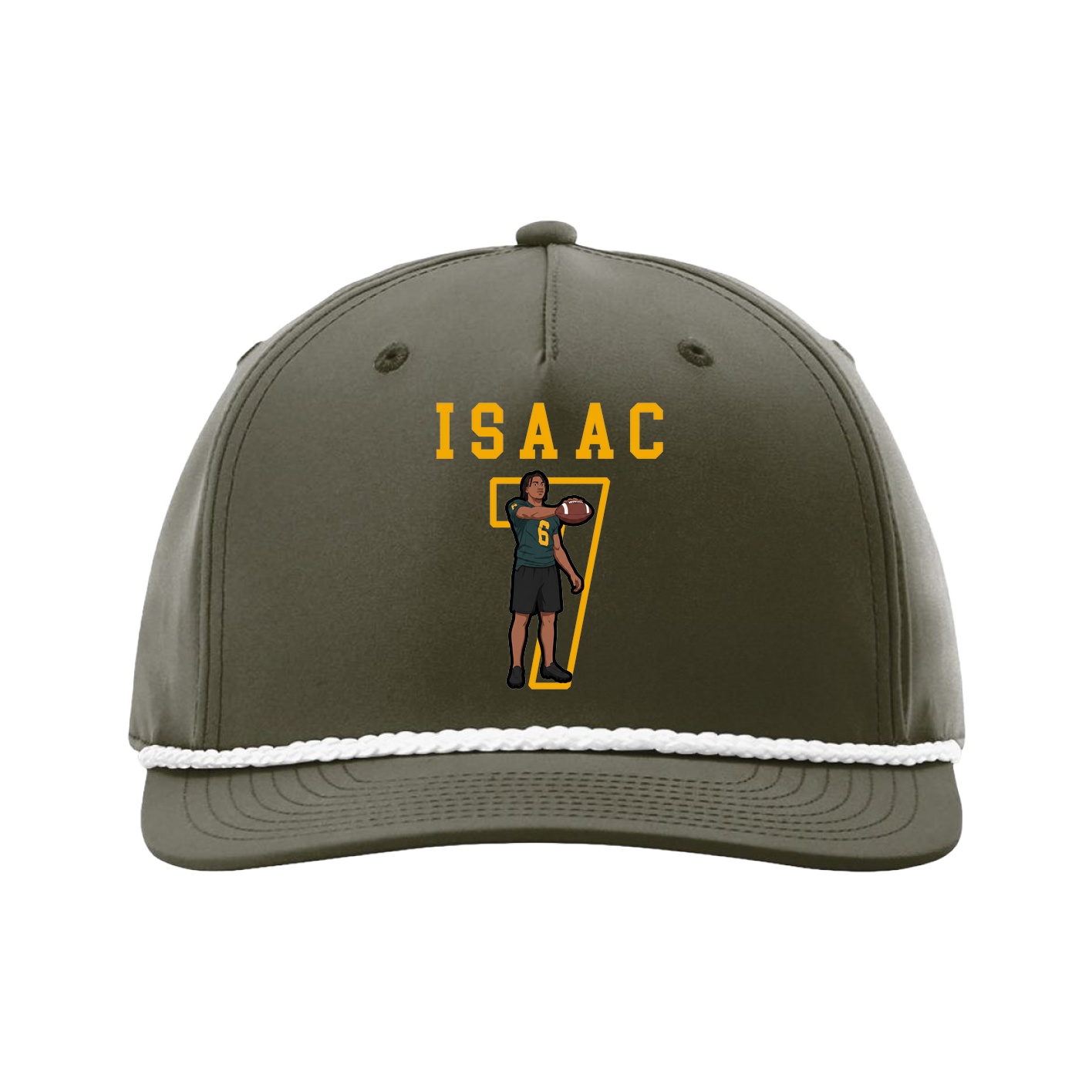 Five-Panel Classic Rope Cap — Shirsey in Green