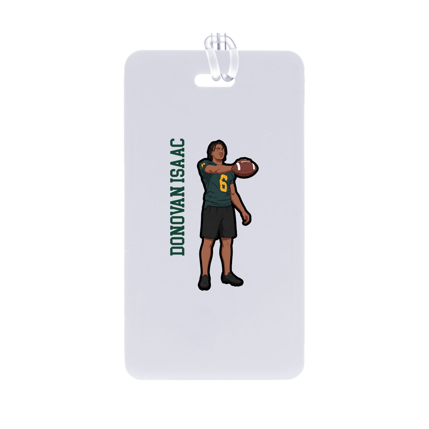 Bag Tag — Name Vertical in Classic