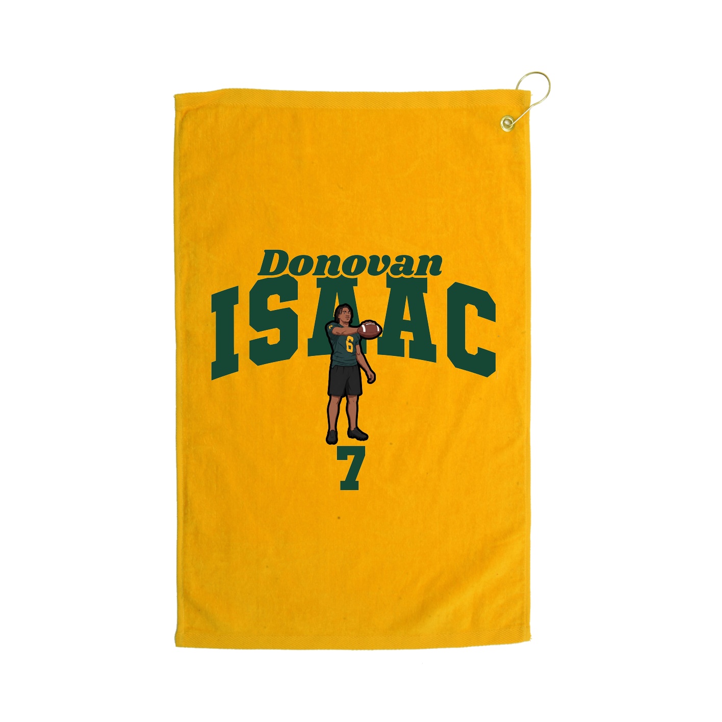Golf Towel — Signature Arch in Gold