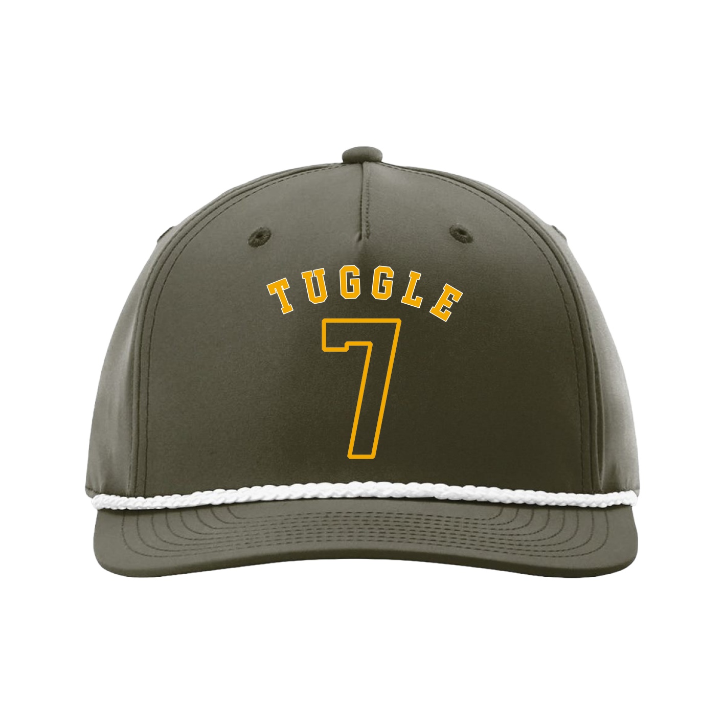 Five-Panel Classic Rope Cap — Shirsey Arch in Green