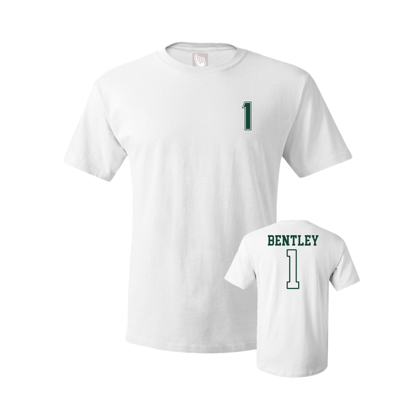 Youth Tee — Chest Back in White