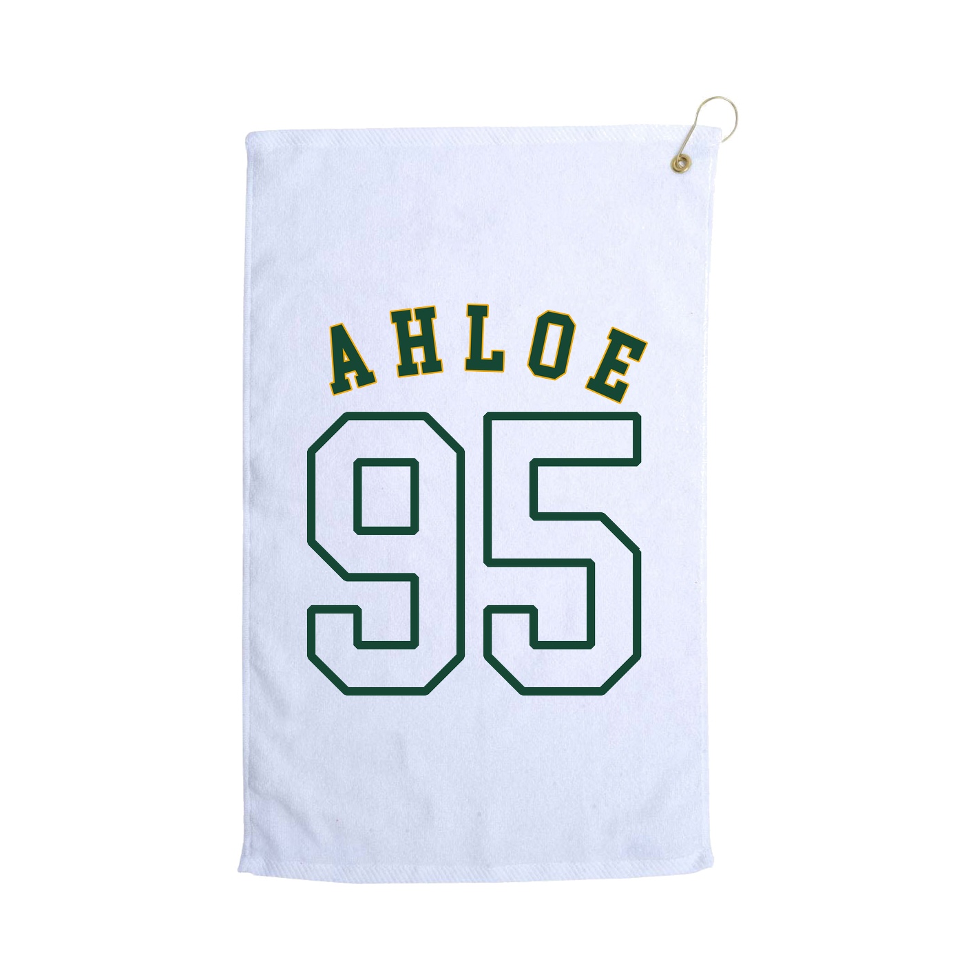 Golf Towel — Shirsey Arch in White