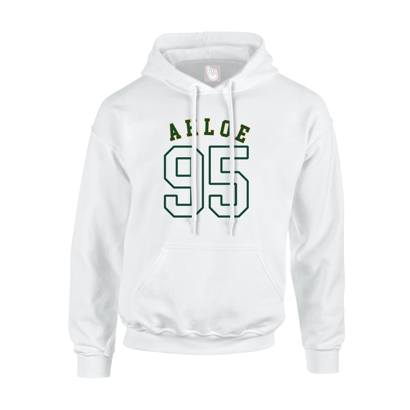 Hoodie — Shirsey Arch in White