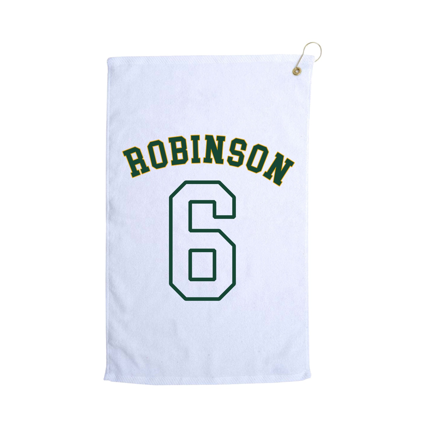 Golf Towel — Shirsey Arch in White