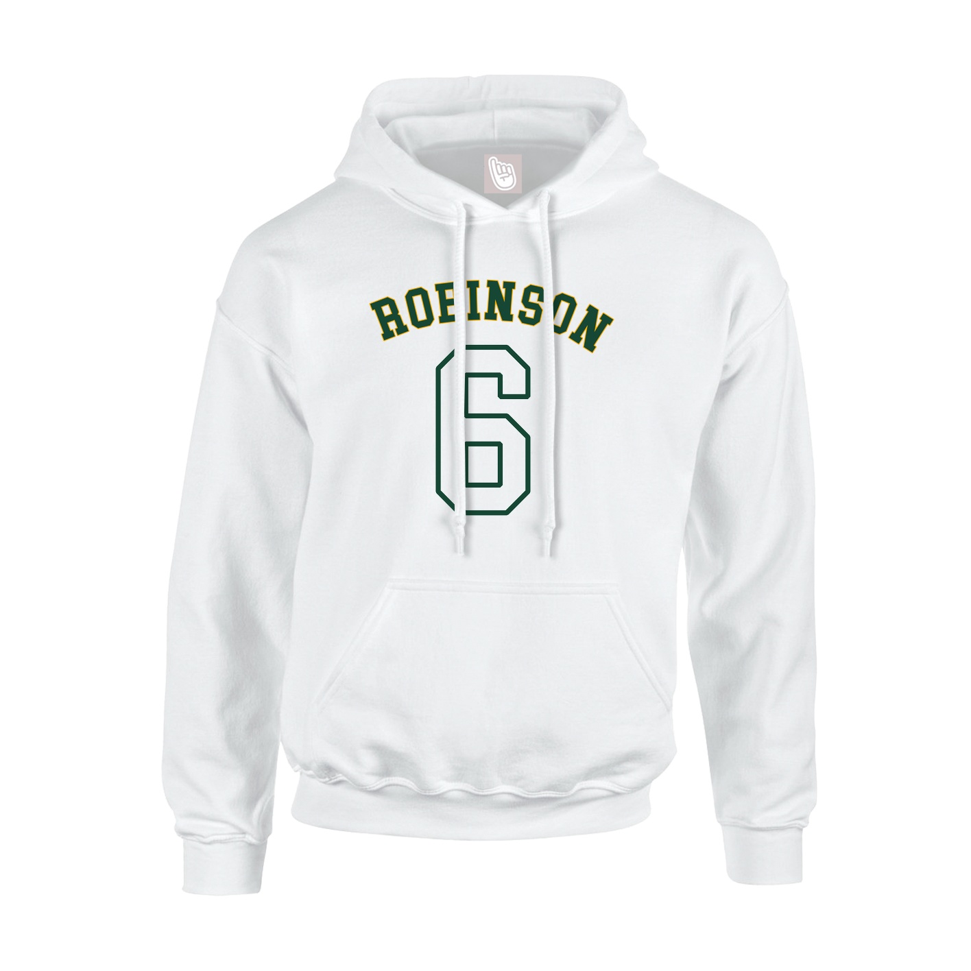 Hoodie — Shirsey Arch in White