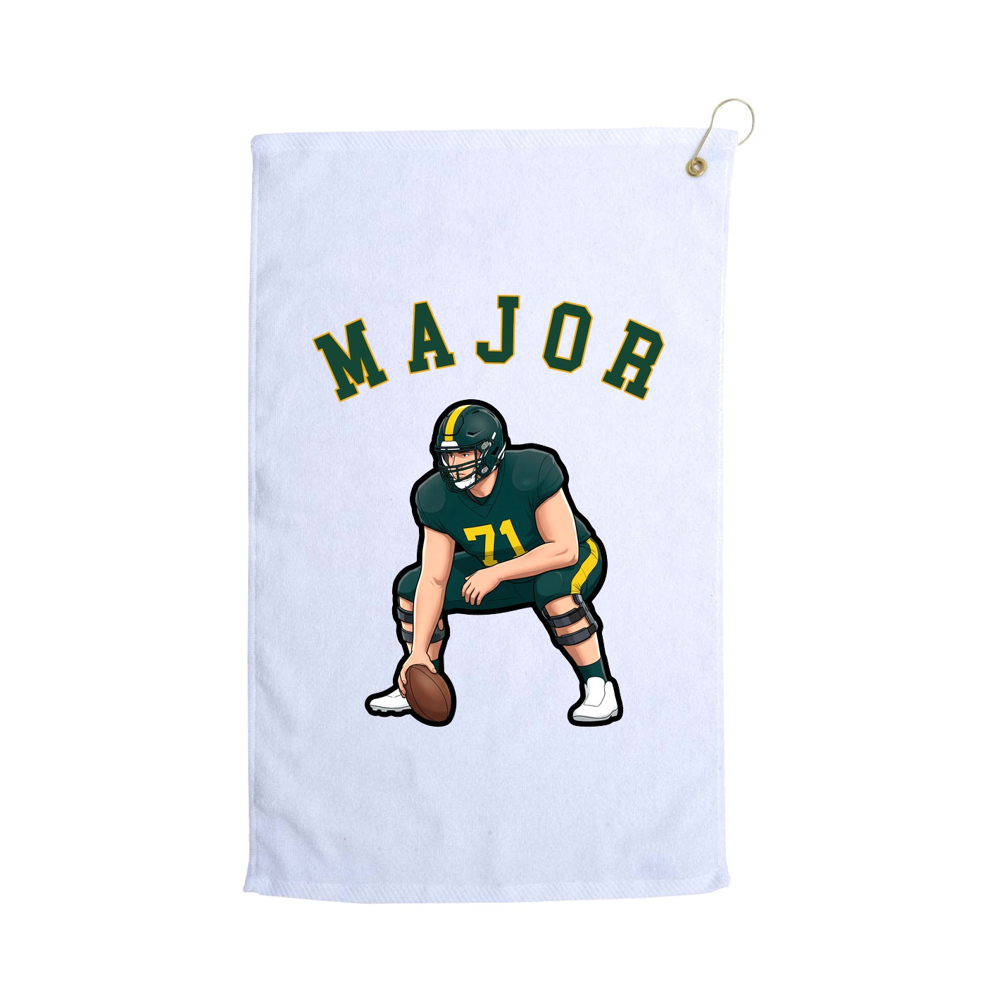 Golf Towel — Shirsey Arch in White