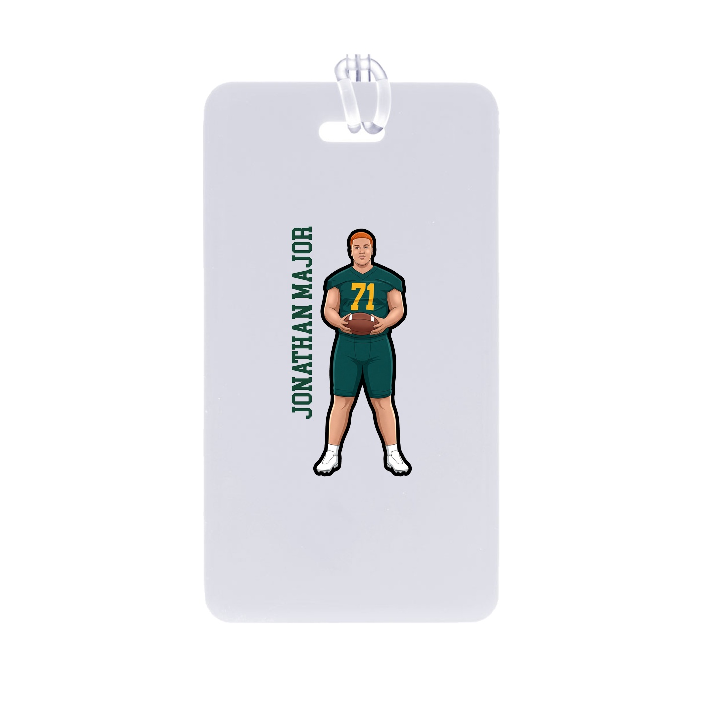 Bag Tag — Name Vertical in Classic