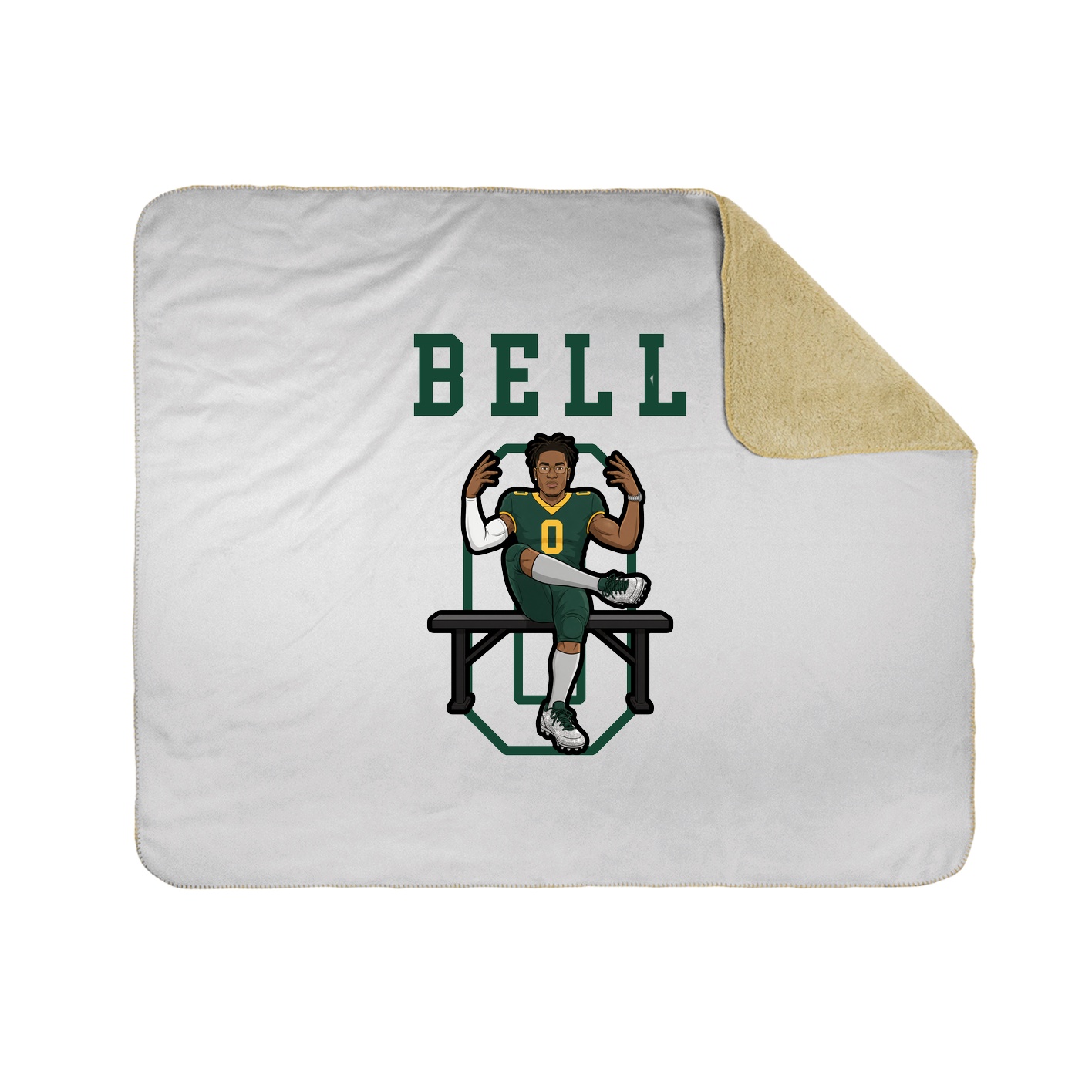 Throw Blanket — Shirsey in White