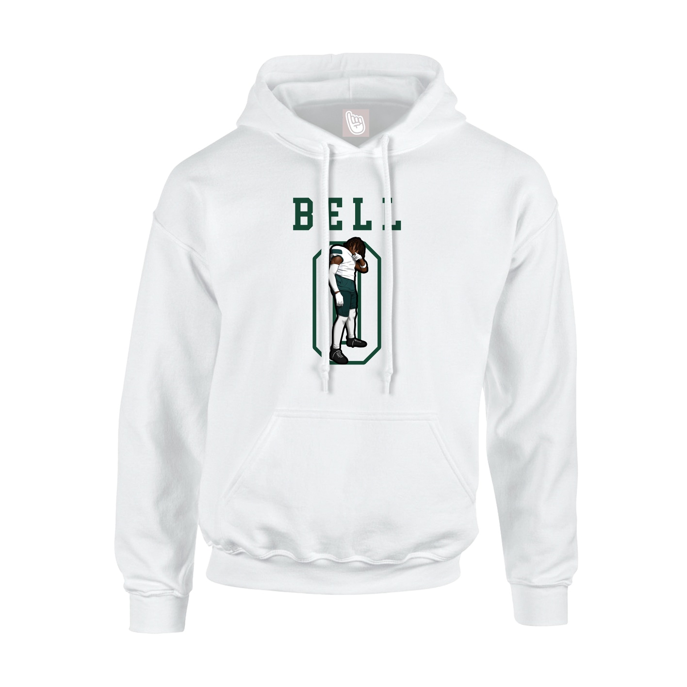 Hoodie — Shirsey in White