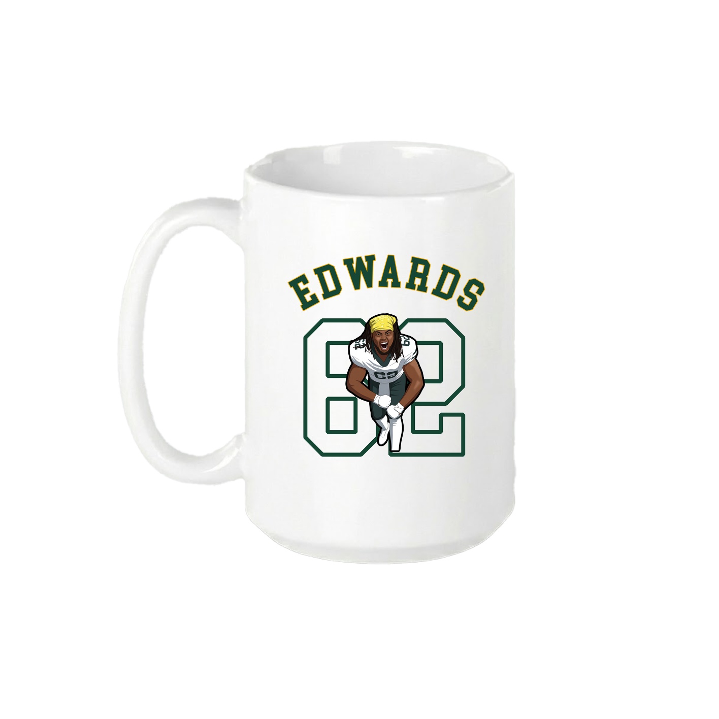 15oz Coffee Mug — Shirsey Arch in White