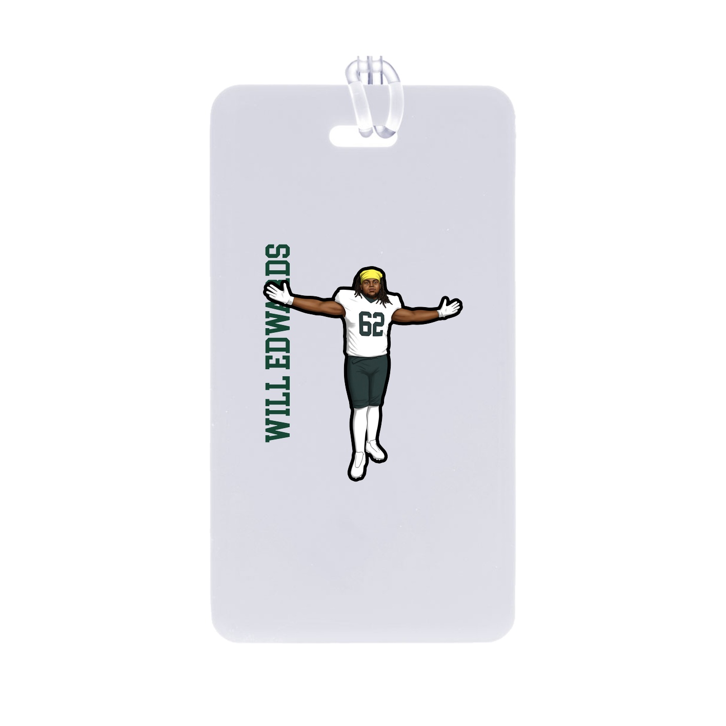 Bag Tag — Name Vertical in Classic