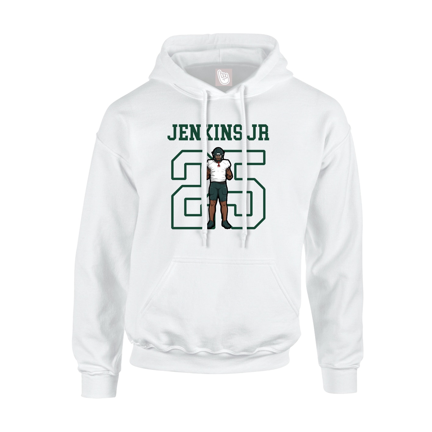 Hoodie — Shirsey in White