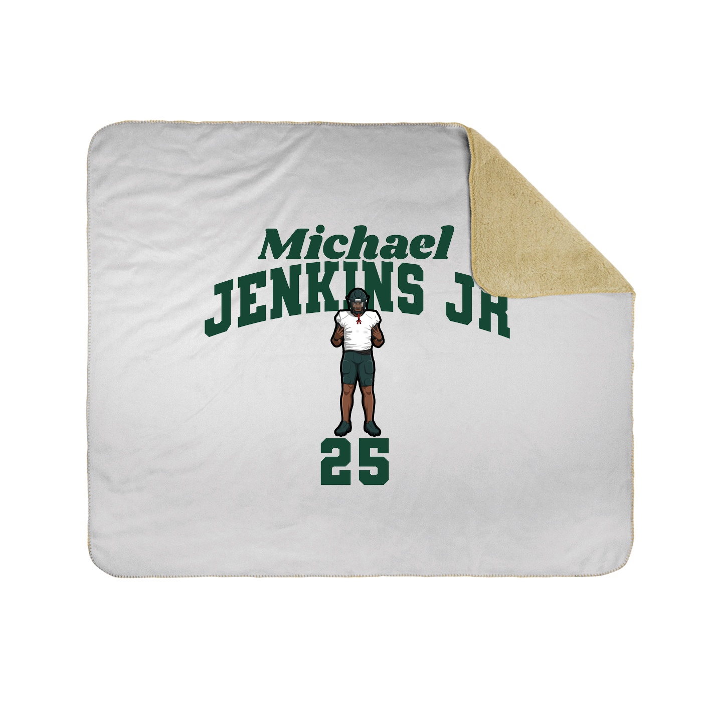 Throw Blanket — Signature Arch in White