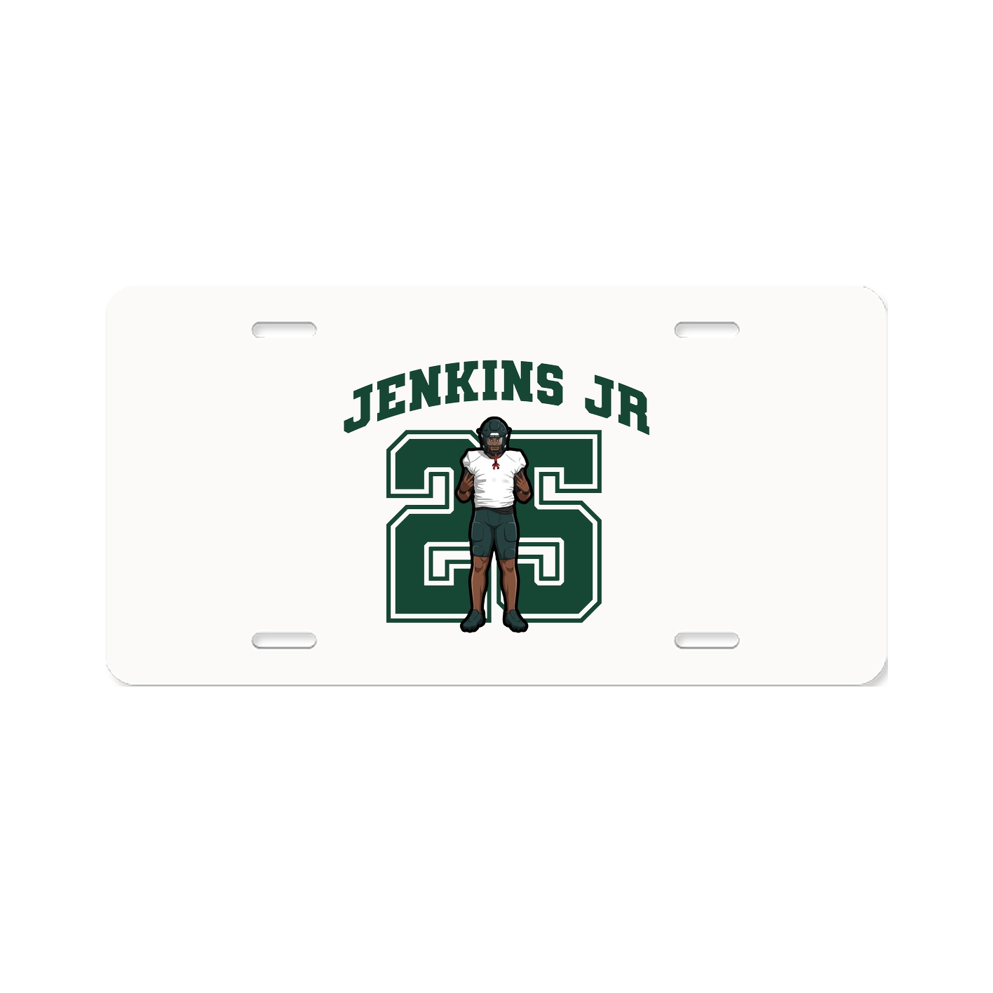 License Plate — Number in Classic