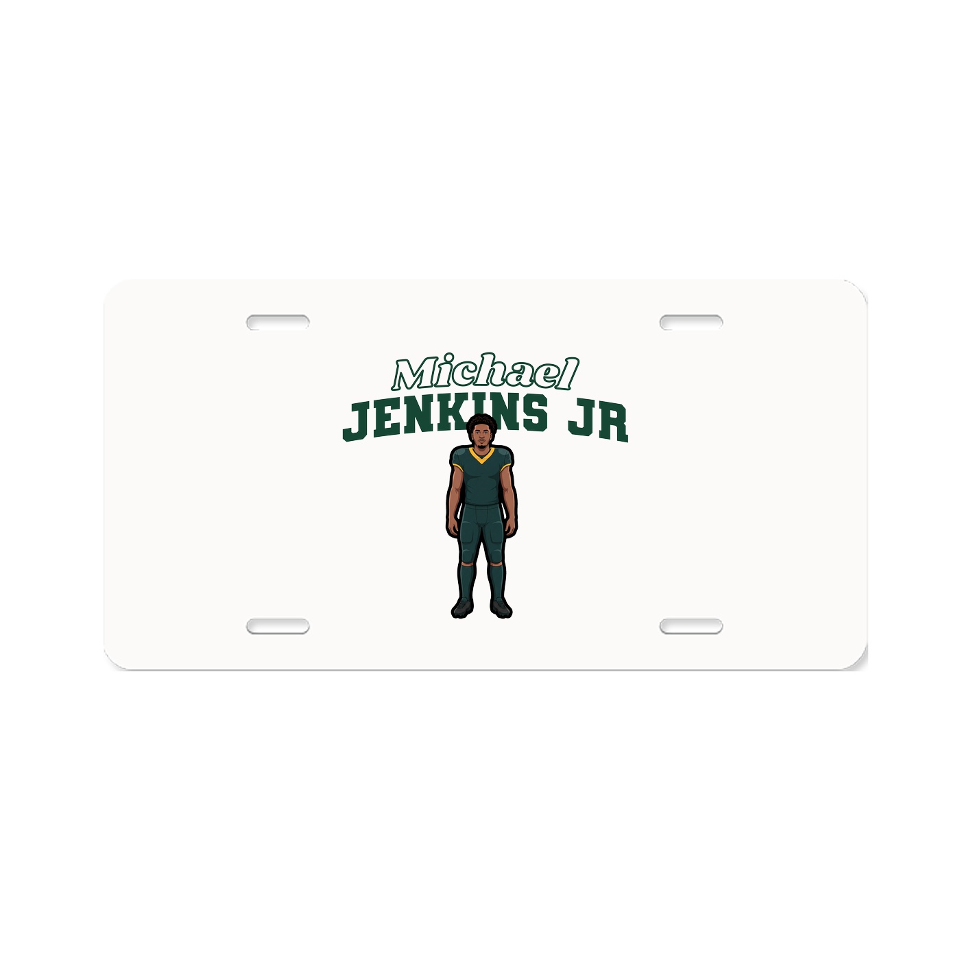 License Plate — Name Arch in Classic