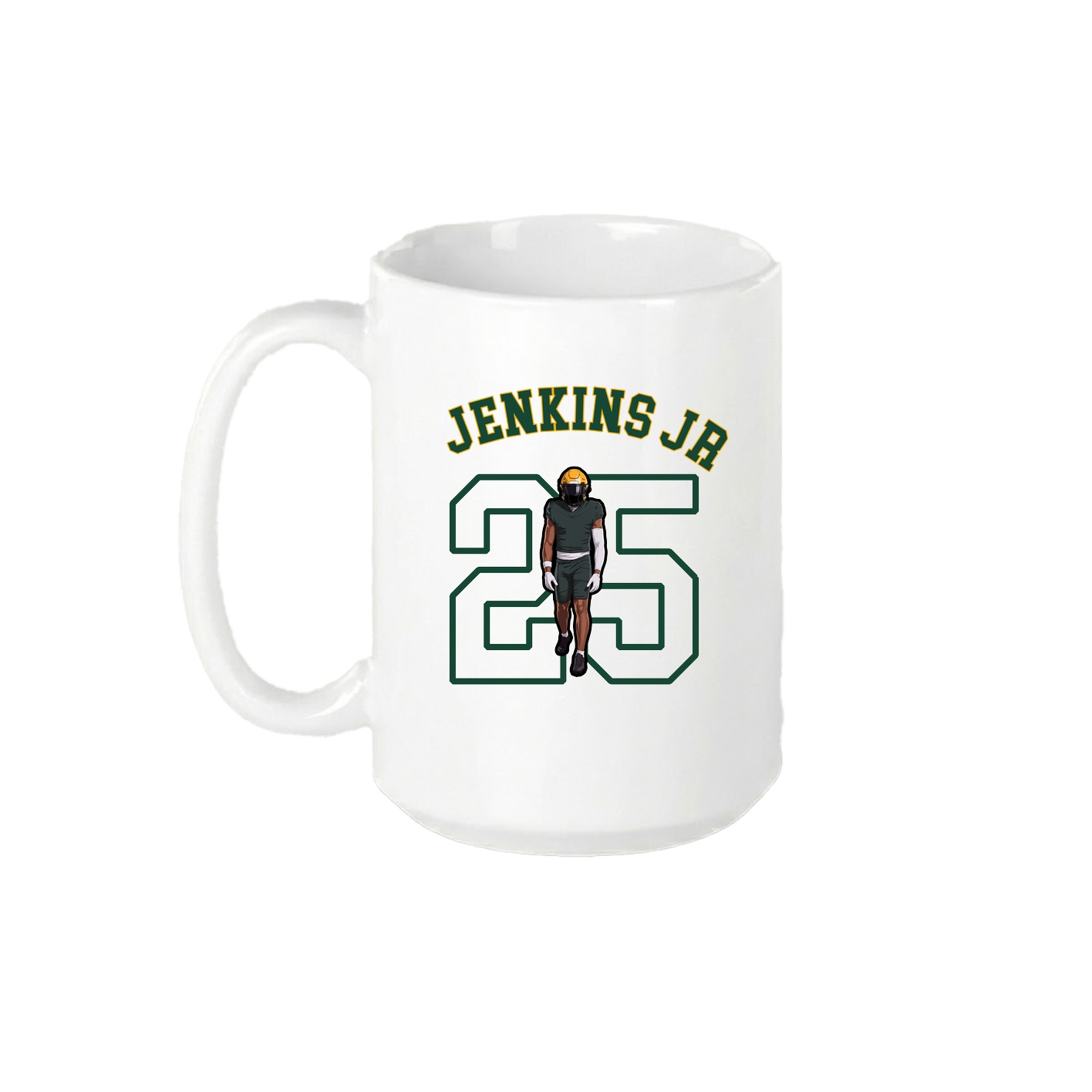 15oz Coffee Mug — Shirsey Arch in White