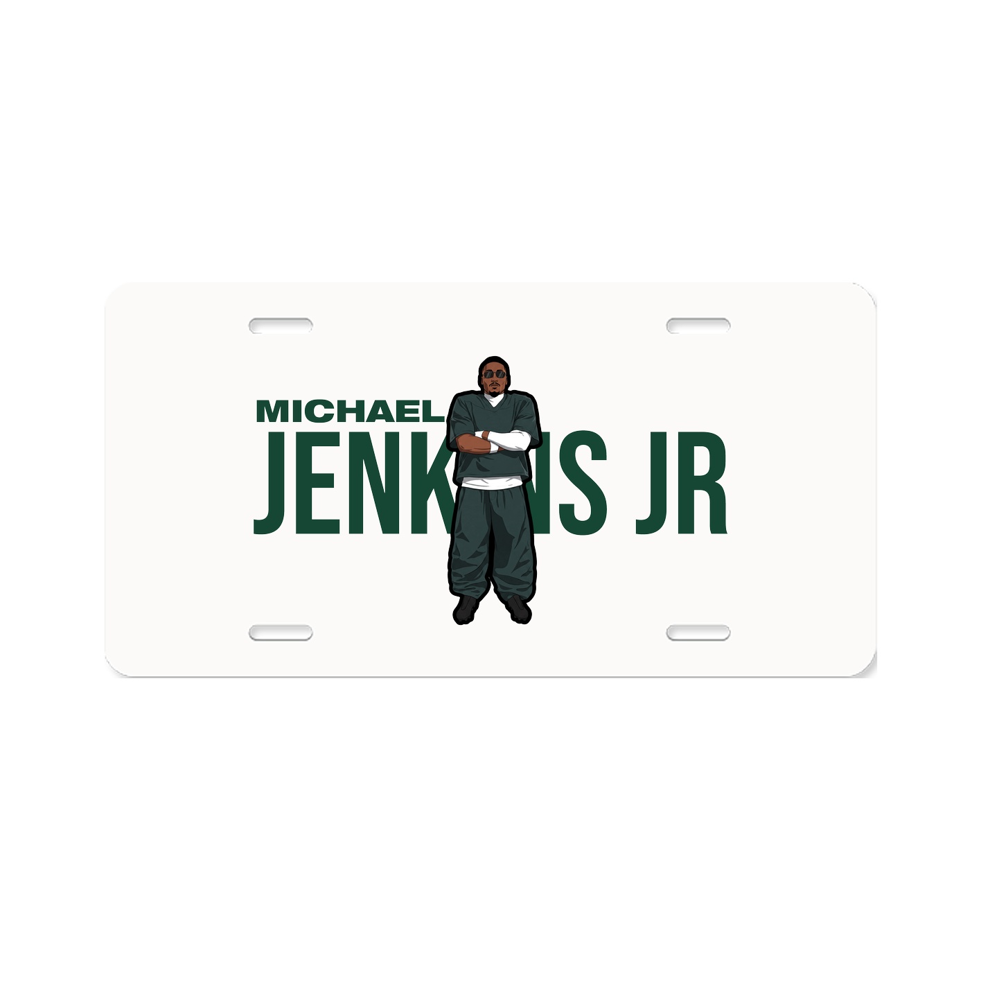 License Plate — Player Name in Classic
