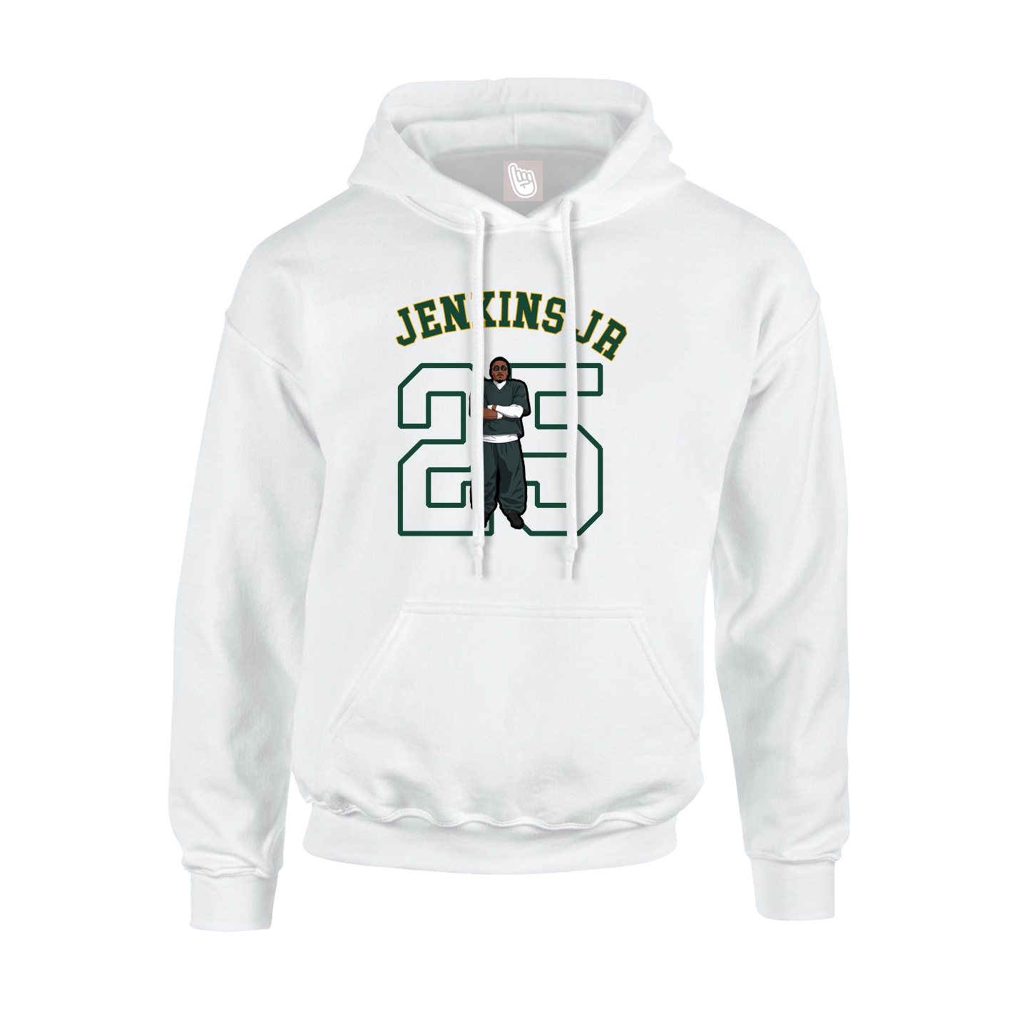 Hoodie — Shirsey Arch in White