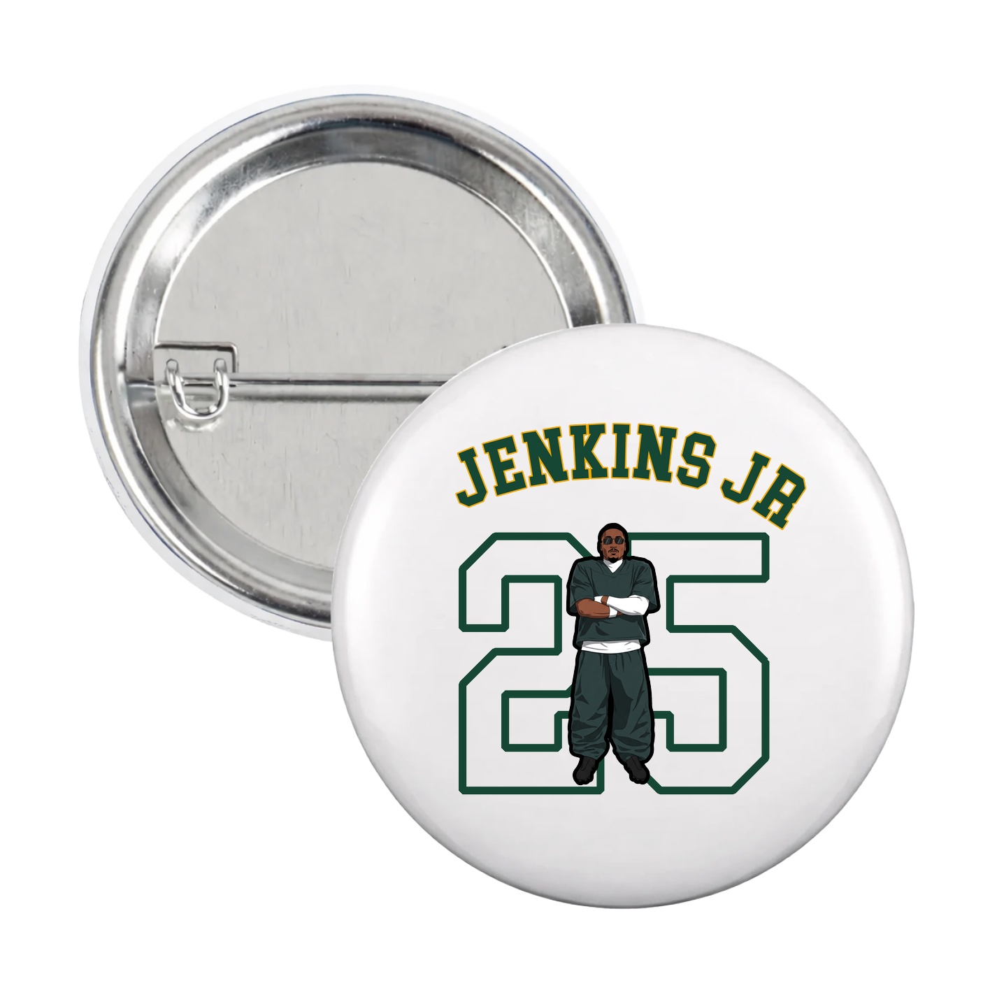 Game Day Button — Shirsey Arch in White