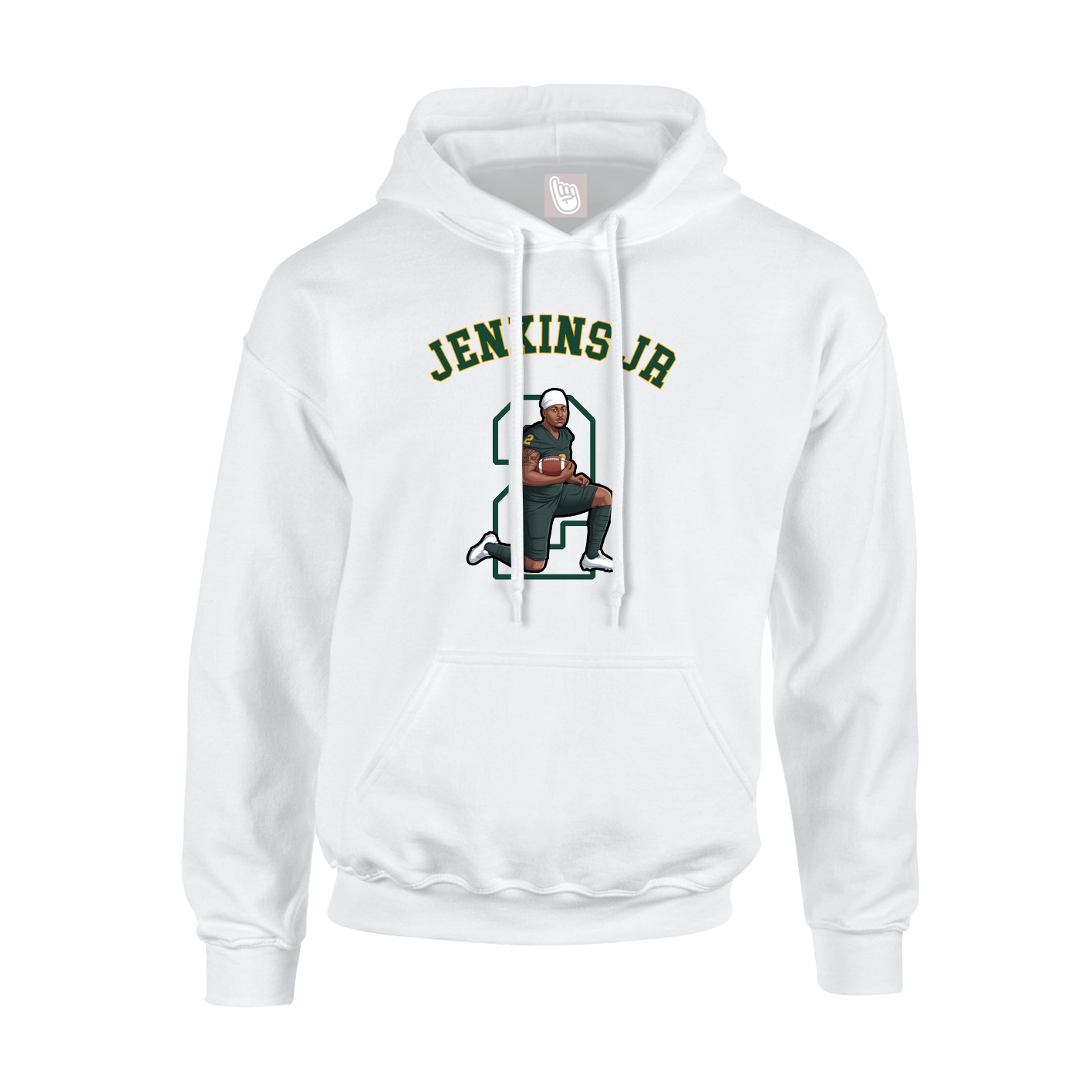 Hoodie — Shirsey Arch in White