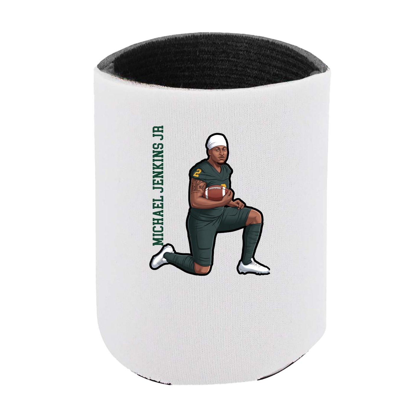 Can Holder — Name Vertical in White