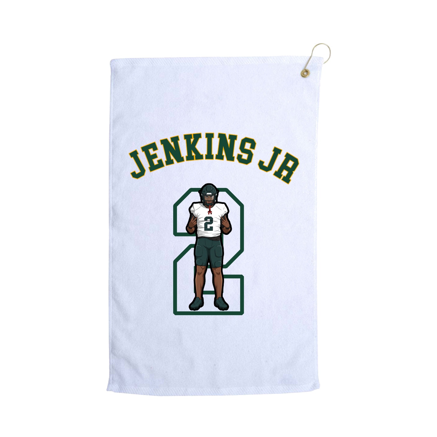 Golf Towel — Shirsey Arch in White