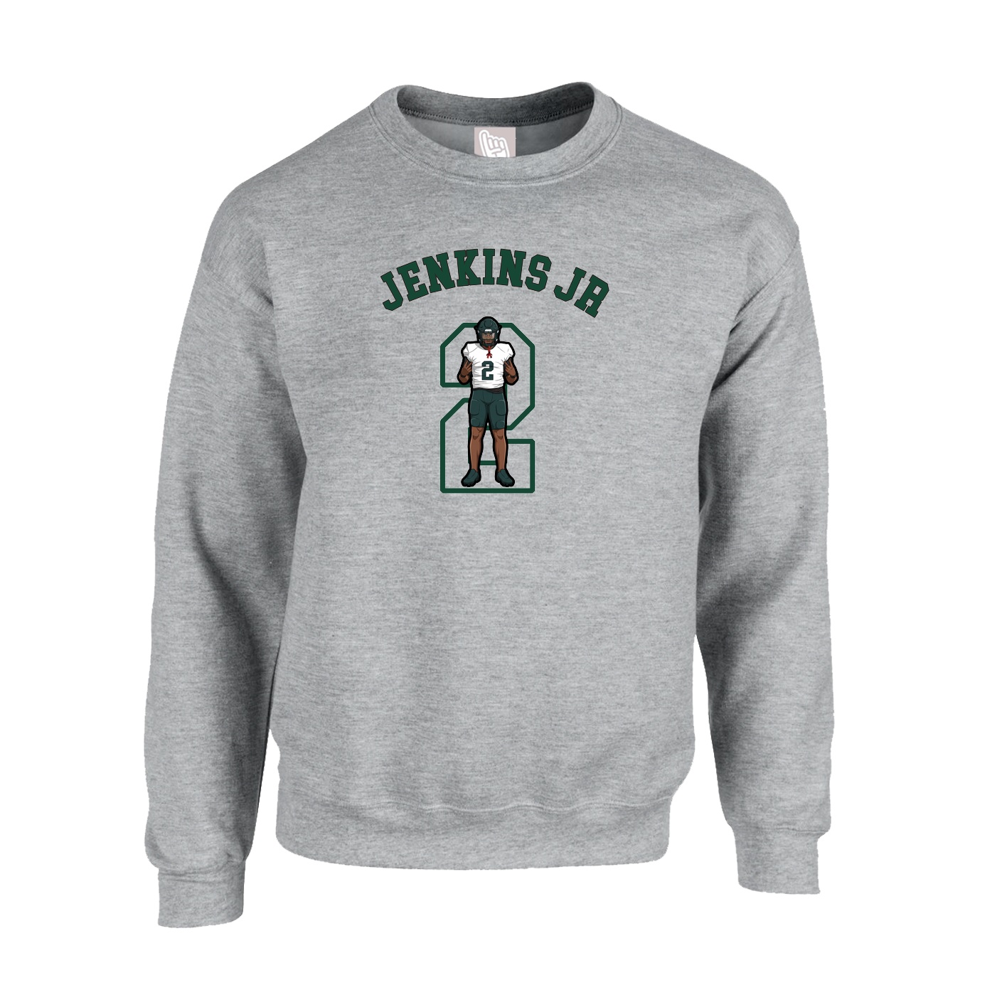 Fleece Crew — Shirsey Arch in Grey