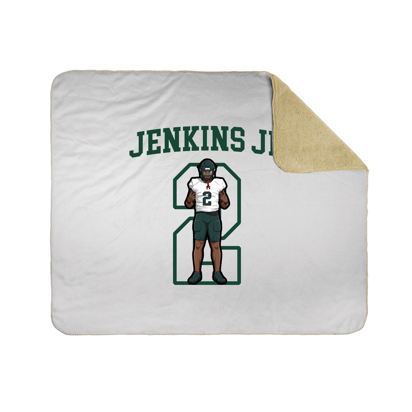 Throw Blanket — Shirsey in White