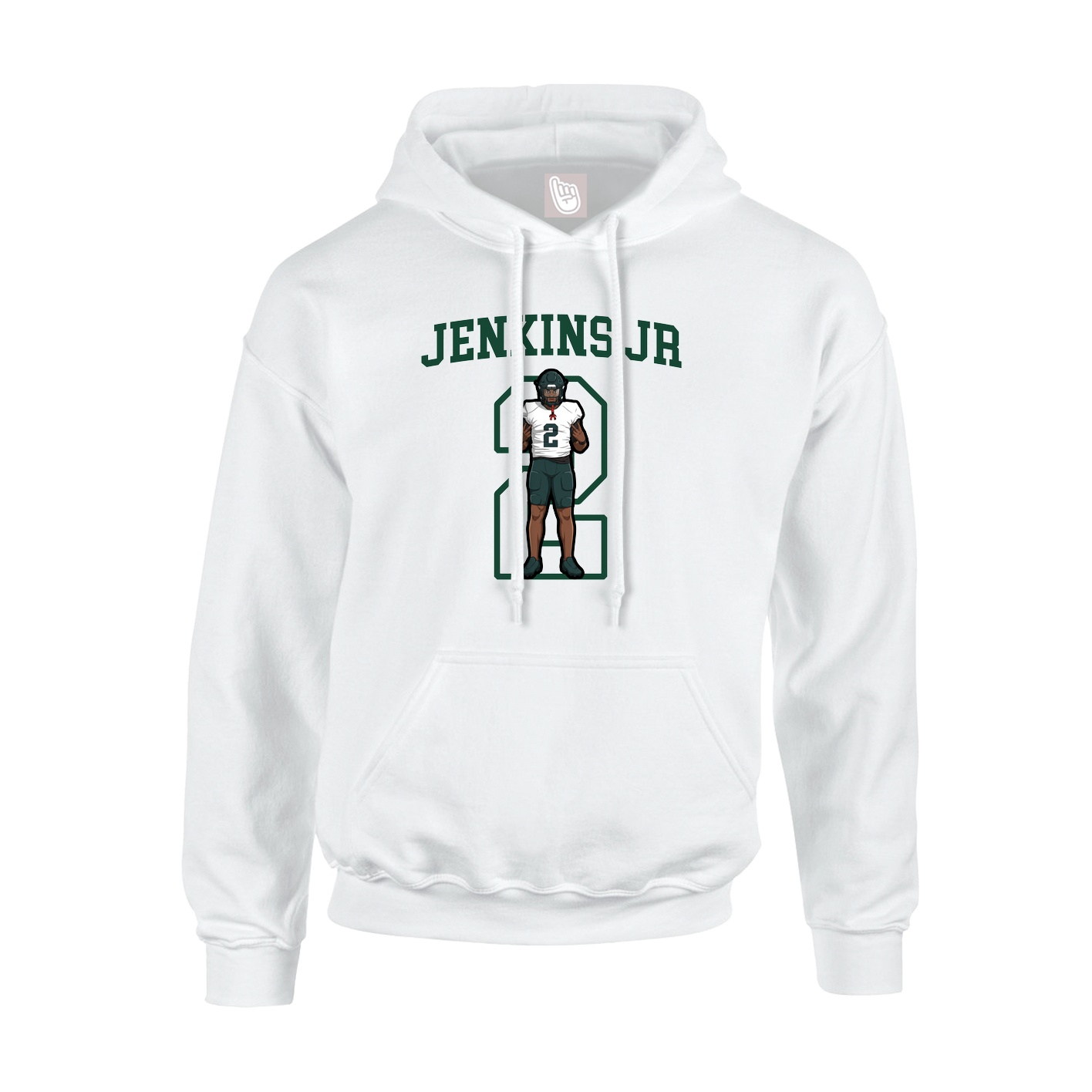 Hoodie — Shirsey in White