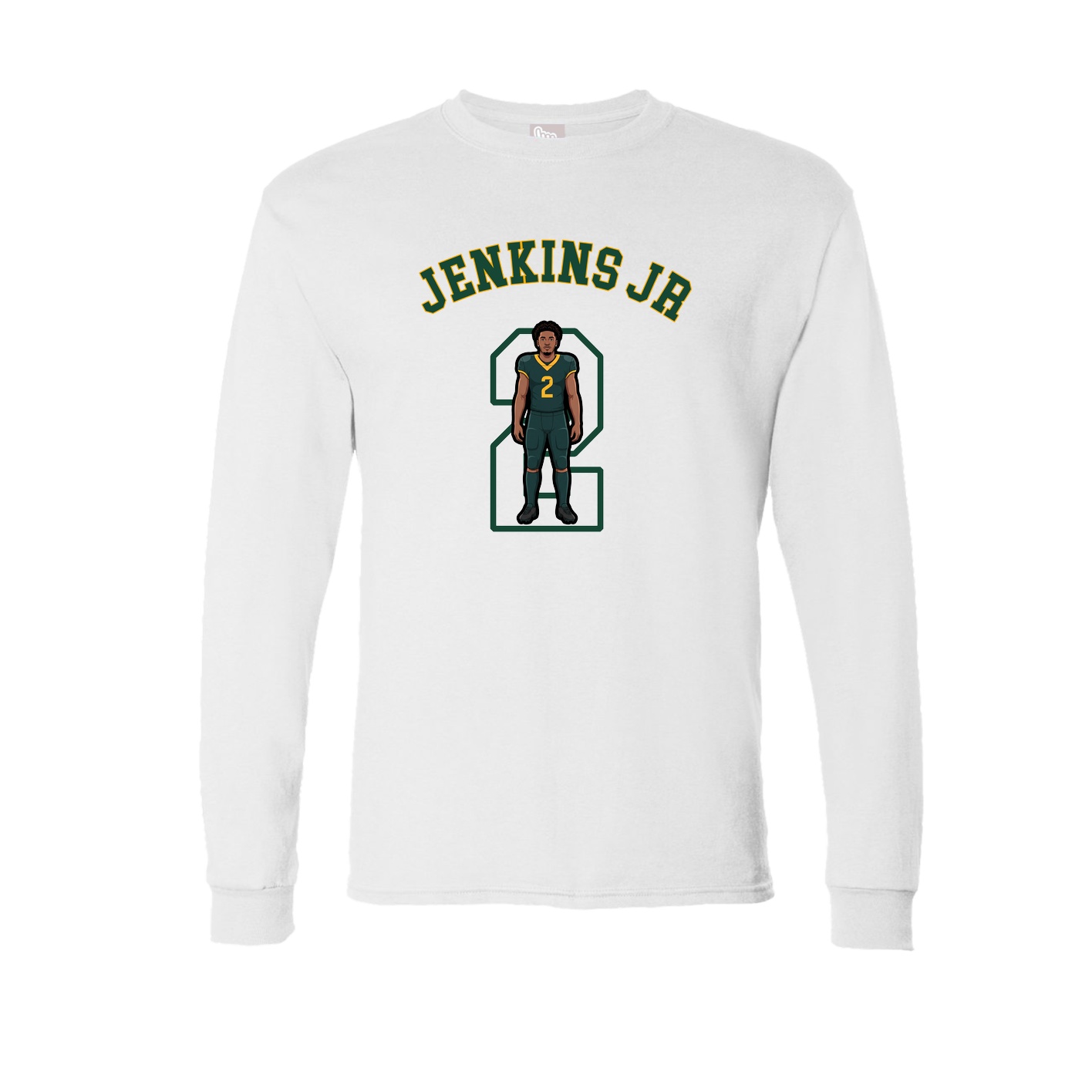 Long Sleeve Tee — Shirsey Arch in White