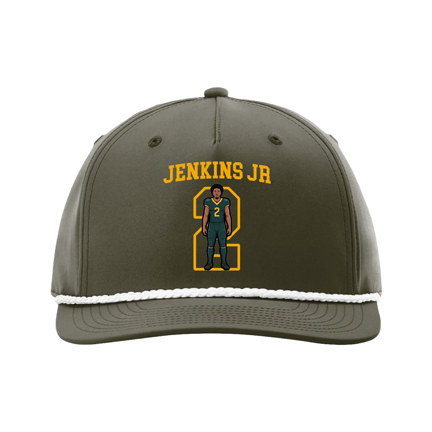 Five-Panel Classic Rope Cap — Shirsey in Green