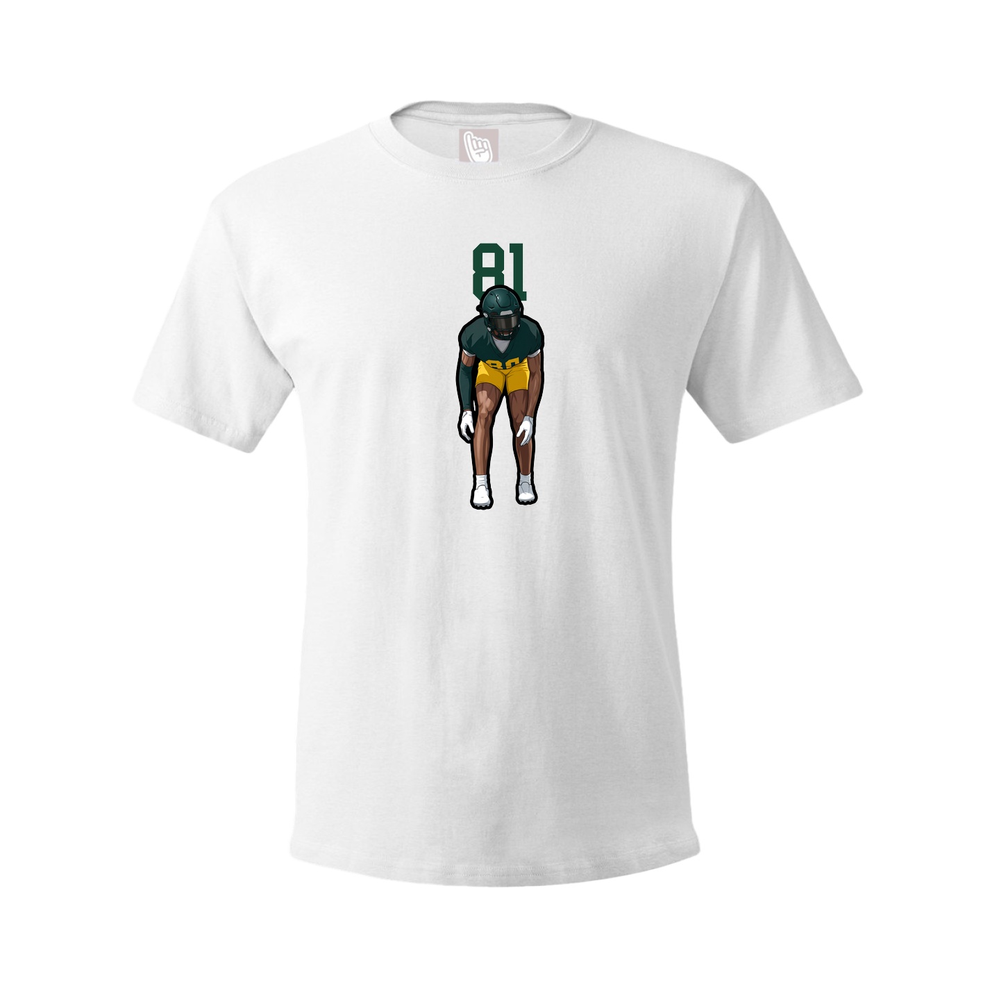 Tee — Number Top in White