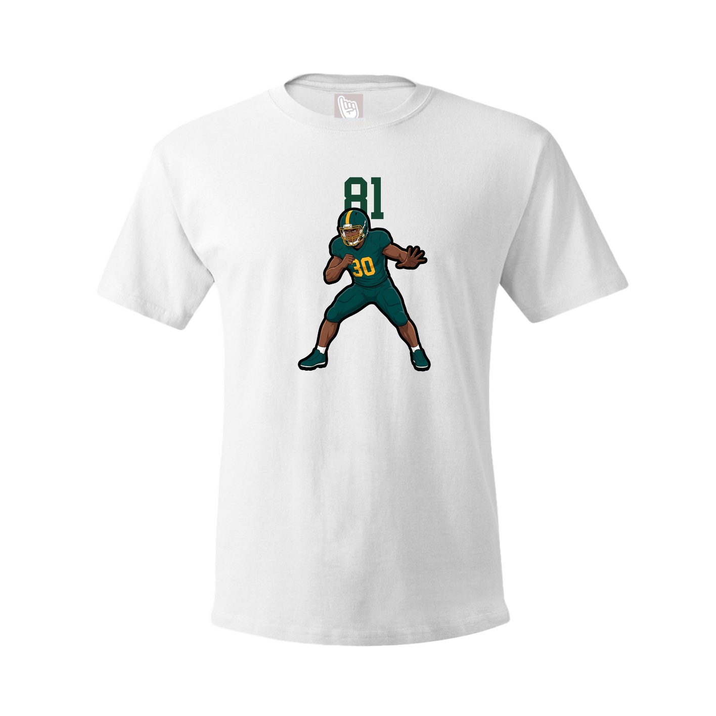 Tee — Number Top in White