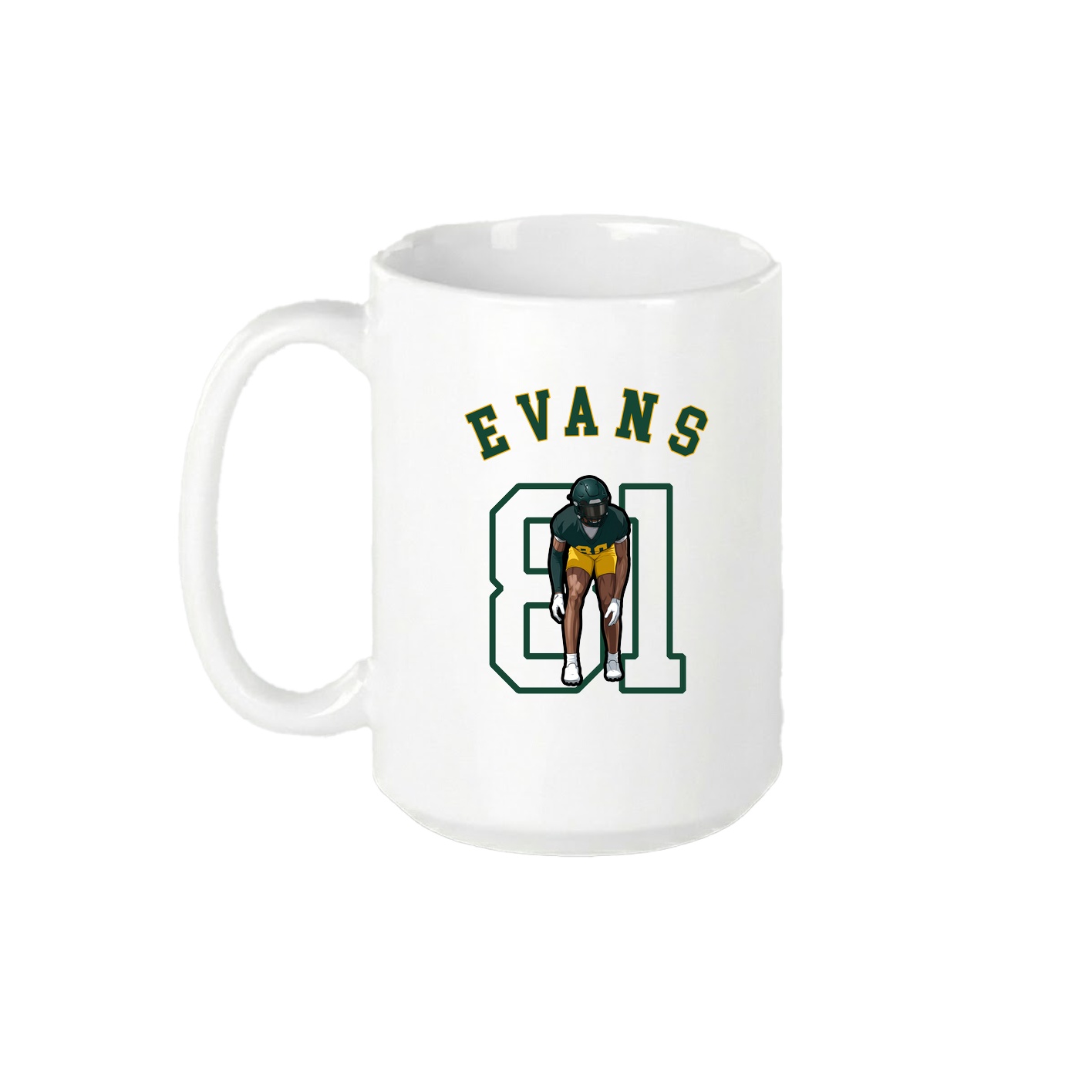 15oz Coffee Mug — Shirsey Arch in White