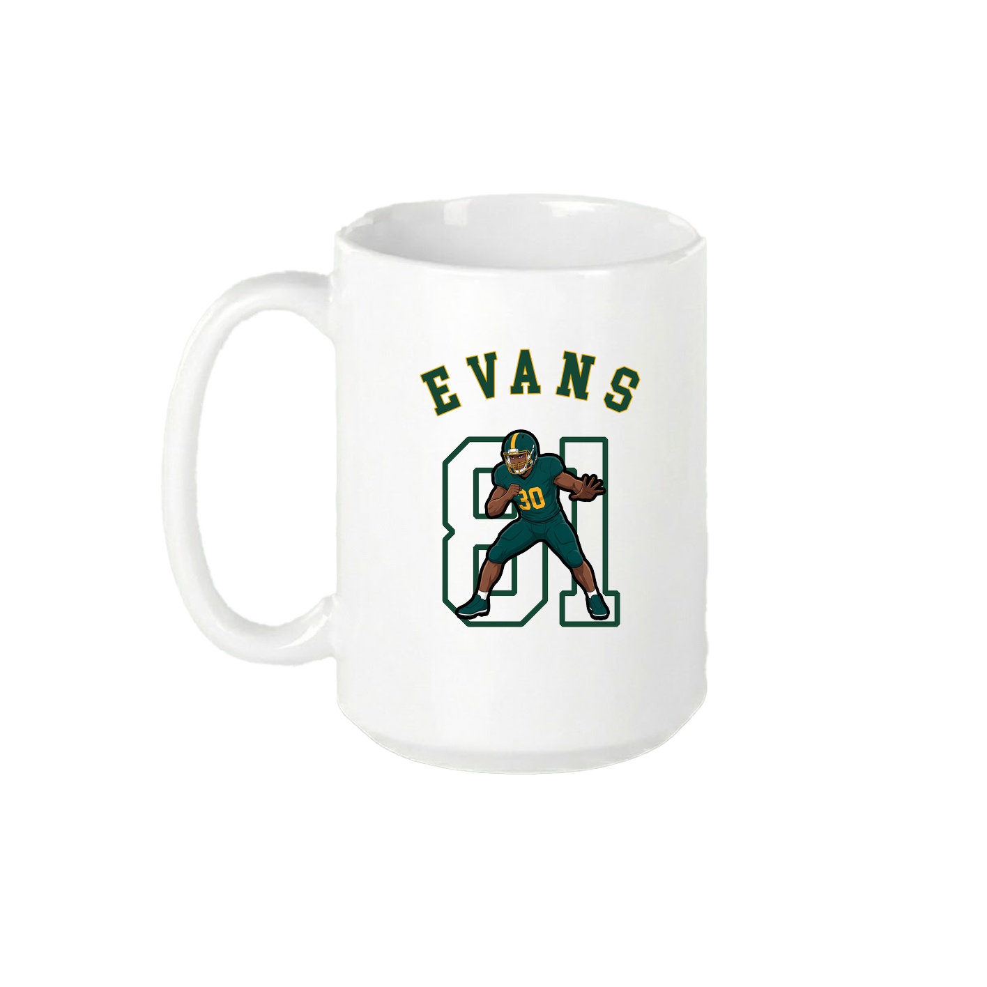 15oz Coffee Mug — Shirsey Arch in White