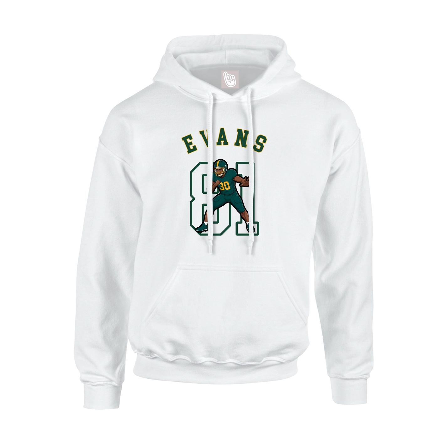 Hoodie — Shirsey Arch in White