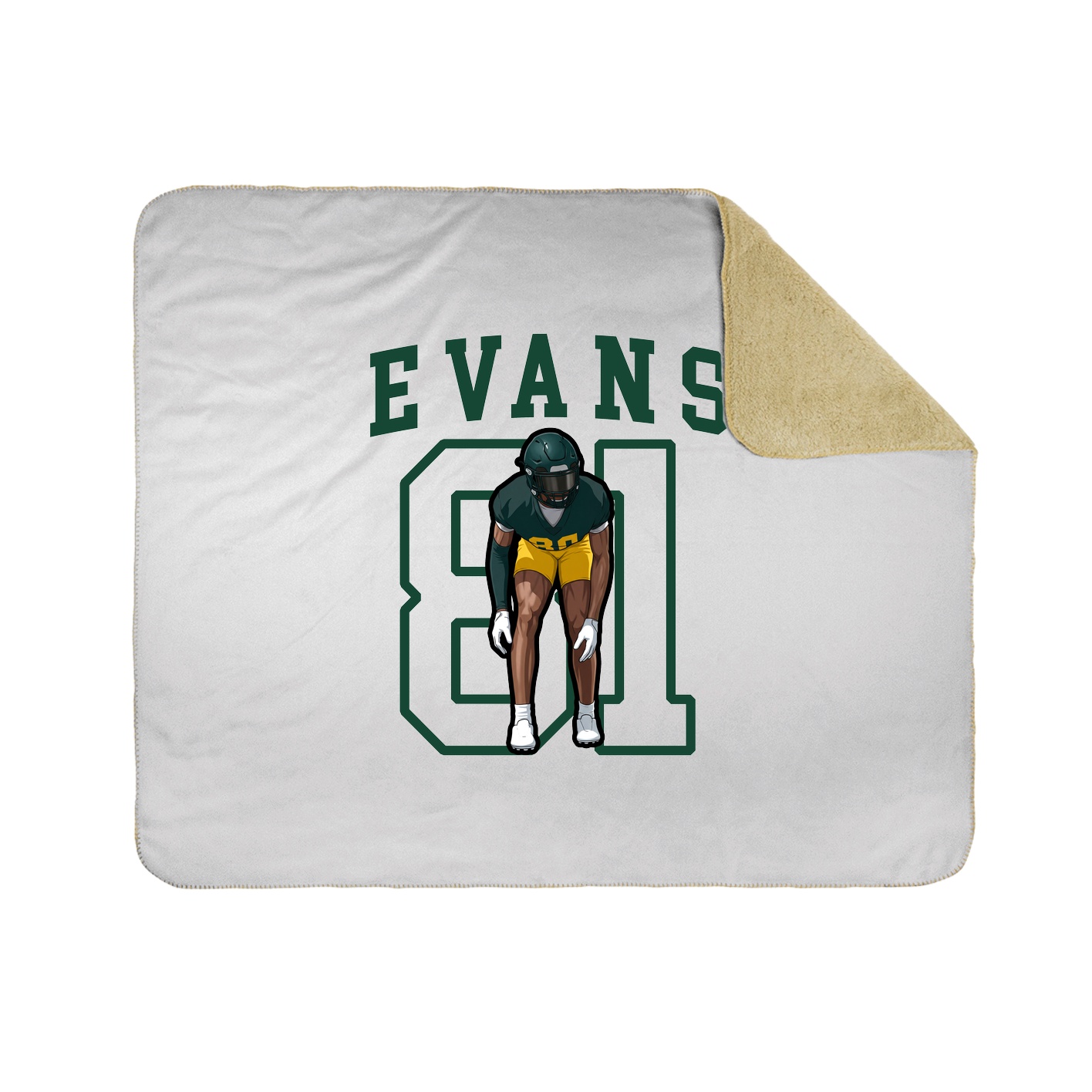 Throw Blanket — Shirsey in White