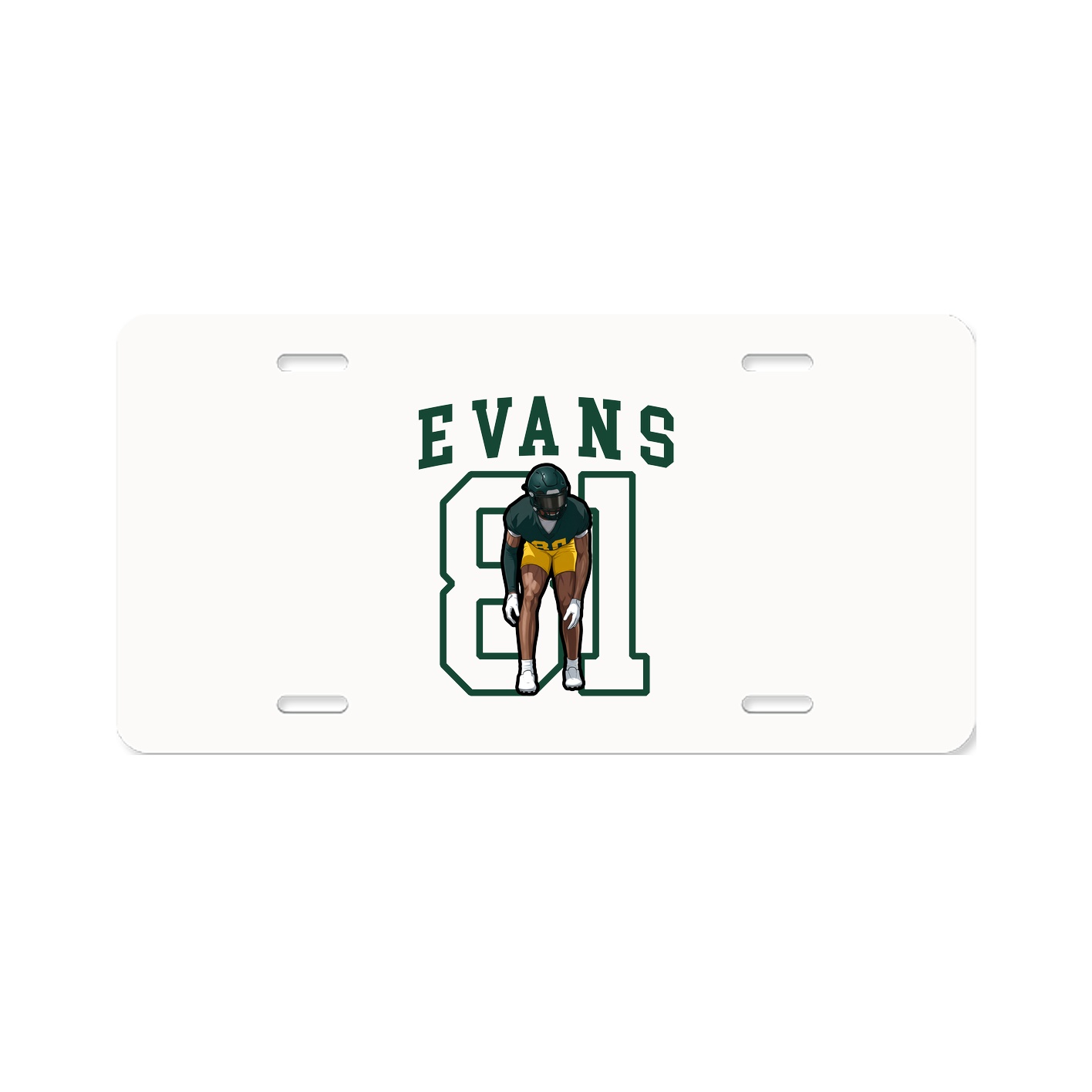 Aluminum License Plate