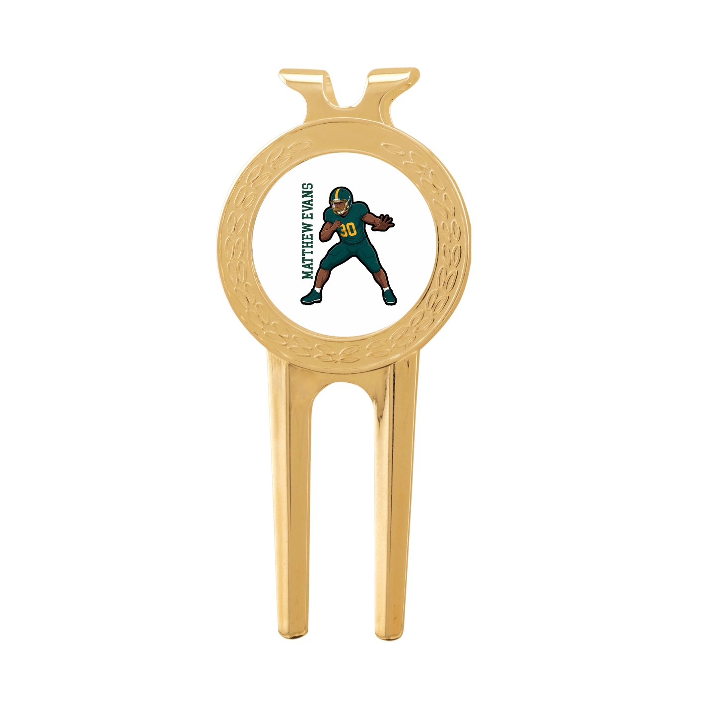 Divot Tool with Ball Marker — Name Vertical in Classic