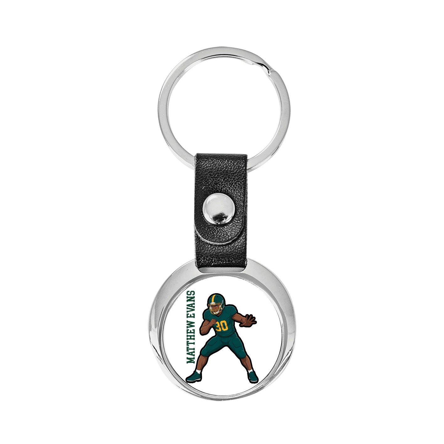Key Chain — Name Vertical in Classic