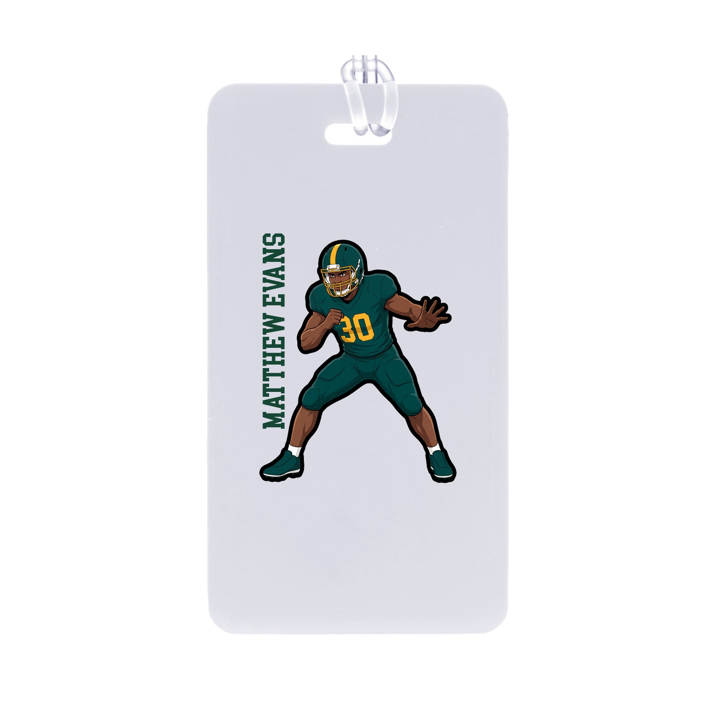 Bag Tag — Name Vertical in Classic
